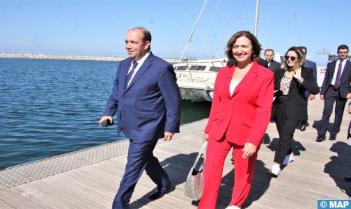 السيدة عمور تقوم بزيارة عمل للمحطتين الشاطئيتين السعيدية ومارشيكا