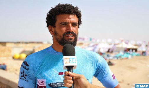 بطولة العالم للكايت سورف-الداخلة 2022.. المغربي محمد علي البقالي يتأهل إلى ربع النهائي