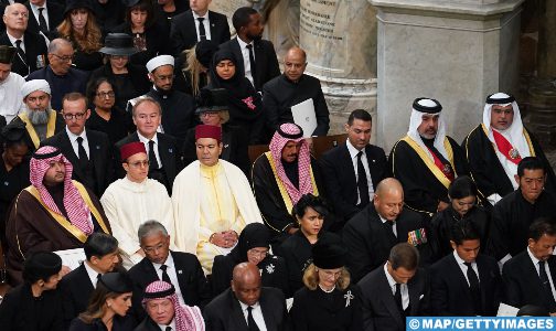 صاحب السمو الملكي الأمير مولاي رشيد يمثل جلالة الملك في مراسم جنازة الملكة إليزابيث الثانية