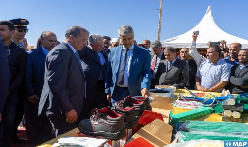 إقليم تنغير.. السيد صديقي يتفقد مشاريع التنمية الفلاحية والقروية