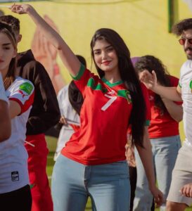 مشجعة مغربية
