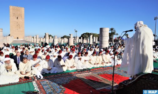 إقامة صلاة الاستسقاء بمسجد حسان في الرباط