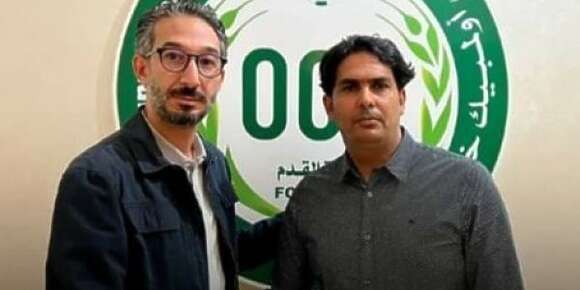 يوسف ججيلي حيد المدرب التونسي سعد الدريدي من أولمبيك خريبكة