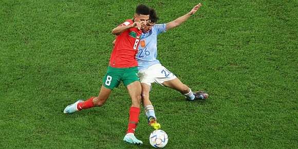 بطل ماتش المغرب وإسبانيا: عز الدين أوناحي الجندي المجهول