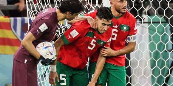 غياب أكرد فاخر لحظة على ماتش المغرب وفرنسا ولاعب داري بلاصتو وفرنست ماركات الهدف الأول
