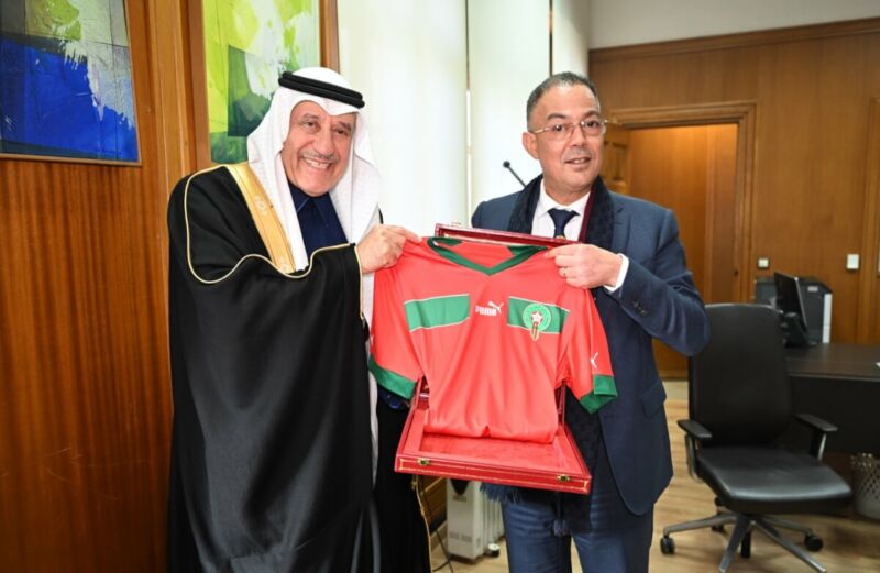 فوزي لقجع يستقبل 4 | Aldar.ma