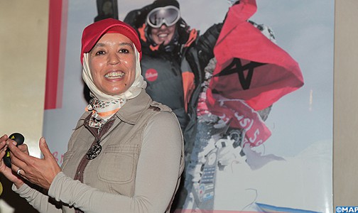 المغامرة بشرى بايبانو تحكي قصتها مع قمم الجبال في فيلم وكتاب يوم السبت المقبل بالرباط