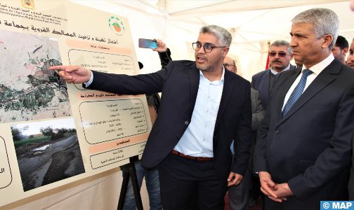تاوريرت.. السيد صديقي يزور ويدشن مشاريع للتنمية الفلاحية والقروية