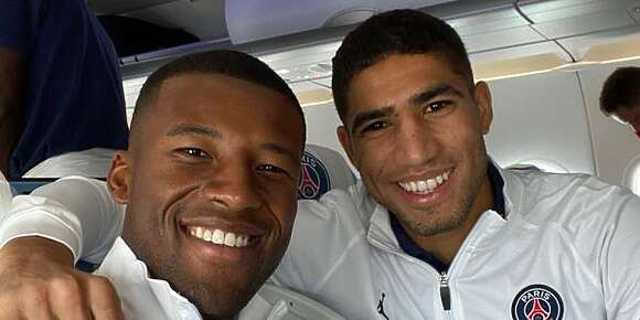 أشرف حكيمي سافر مع PSG من فرنسا لألمانيا باش يلعب معه ضد بايرن ميونخ