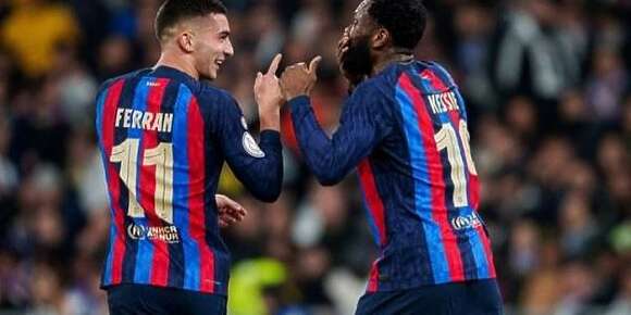 البارصا ربحوا ريال مدريد فكلاسيكو كأس ملك إسبانيا وحطوا رجل فالفينال