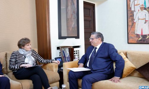 السيد أخنوش يستقبل الرئيسة المديرة العامة لهيئة تحدي الألفية