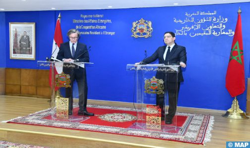 السيد بوريطة يبرز الدينامية التي يشهدها ملف الصحراء المغربية، سيما في أوروبا