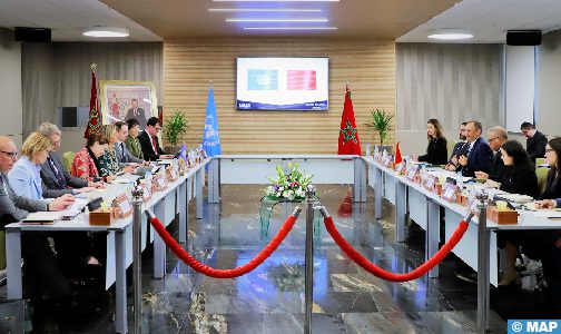 المستشارة الخاصة للأمين العام للأمم المتحدة لشؤون التمويل الشامل من أجل التنمية تبحث مع السيد مزور سبل تطوير قطاع التمويل الرقمي