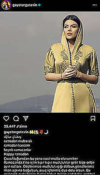 منار بالقفطان المغربي