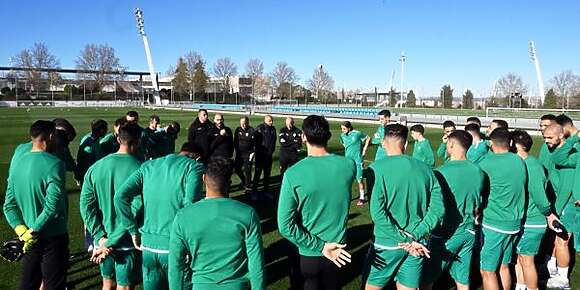 تيران ريال مدريد احتضن أول حصة تدريبية د المنتخب المغربي بإسبانيا وها شكون غاب عليها