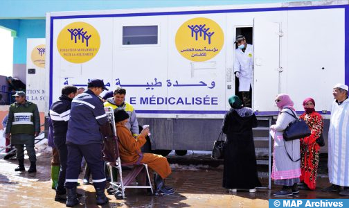 سيدي بنور .. استفادة 132 مريضا من قافلة طبية تتعلق بعلاج أمراض العيون