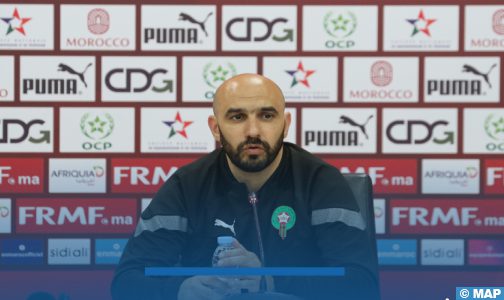 ودية المغرب- البيرو (0-0): الركراكي “راض” عن أداء الفريق