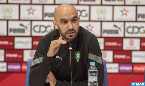وليد الركراكي يعبر عن تضامنه مع رئيس الجامعة الملكية المغربية لكرة القدم الذي يتعرض ل”حملة مغرضة “