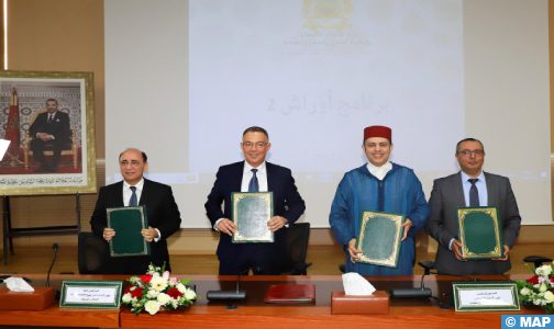 التشغيل: توقيع أربع اتفاقيات لتنفيذ برنامج “أوراش 2”