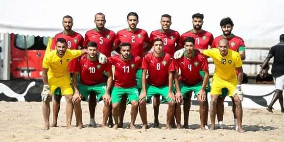 المنتخب المغربي للكرة الشاطئية عرف الخصوم ديالو فكوب داراب بالسعودية
