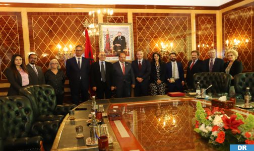 إبراز عمق التعاون البرلماني في صلب مباحثات رئيس مجلس المستشارين مع وفد من منظمة اللجنة اليهودية الأمريكية