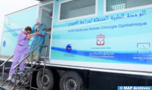 إقليم بولمان.. قافلة طبية في جراحة العيون وإزالة المياه الزرقاء