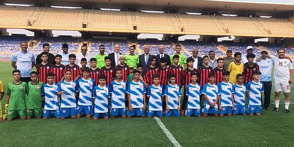 أمير موناكو ألبير 2 حضر ماتش بين نجوم سابقين بالمنتخب المغربي والكوكب فمراكش