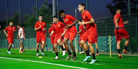 المنتخب الأولمبي سالا الاستعدادات ديالو لكاس إفريقيا لأقل من 23 عام وراه واجد لماتش الافتتاح ضد غينيا
