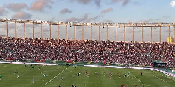 الجماهير المغربية جات للرباط من بزاف د المدن باش تشجع المنتخب الأولمبي ضد مصر ففينال كوب دافريك U23