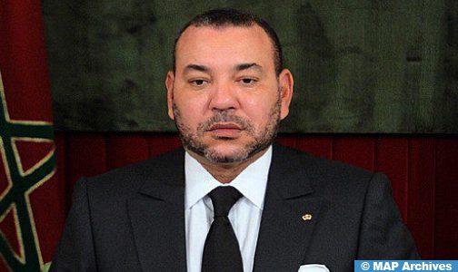 برقية تعزية ومواساة من جلالة الملك إلى أفراد أسرة الصحفي المرحوم سليم بن عمار