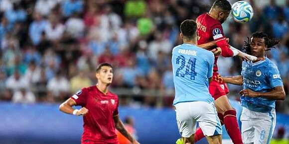 النصيري محيح على مانشستر سيتي وضرب عليهم هدف عالمي وبونو زامطهم