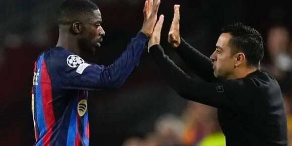 تشافي: ديمبيلي علمنا أنه غيمشي من البارصا إلى PSG ومبغاش يقول علاش