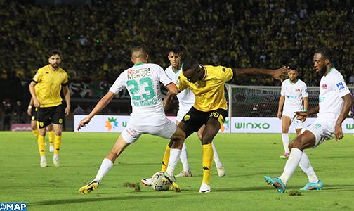 البطولة الوطنية الاحترافية “إنوي” (الدورة الثالثة).. فريق المغرب الرياضي الفاسي يتعادل مع ضيفه الرجاء الرياضي (1-1)