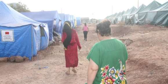 حميد زيد في الحوز. لا سؤال في المخيمات إلا عن اللجنة!  الناس متخوفون من البرد في الليل. ومن الأمطار القادمة. ومن المستقبل