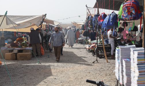 زلزال الحوز .. الأنشطة التجارية تعود إلى طبيعتها في جماعة أمزميز