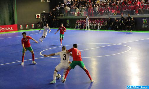مباراة ودية .. المنتخب الوطني لكرة القدم داخل القاعة يفوز على نظيره الدنماركي (8-1)