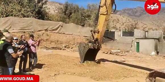 بالفيديو. البني ديال اول دار متضررة من زلزال تارودانت بدا اليوم