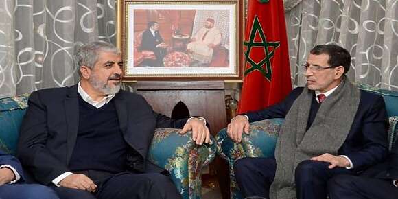 حماس باغية تنوضها فالمغرب. قائدها مشعل اللي عايش ملك فقطر اللي مطبعة مع اسرائيل كيهدد بلادنا: اخاطب الشعب وقيادة البلد غيرة على امنه بوقف التطبيع