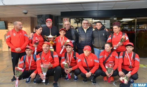 الدار البيضاء .. حفل إستقبال على شرف المنتخب الوطني للكرة الحديدية الفائز ببرونزية بطولة العالم للشبان ببانكوك