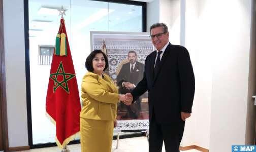 السيد أخنوش يستقبل رئيسة الجمعية الوطنية لأذربيجان