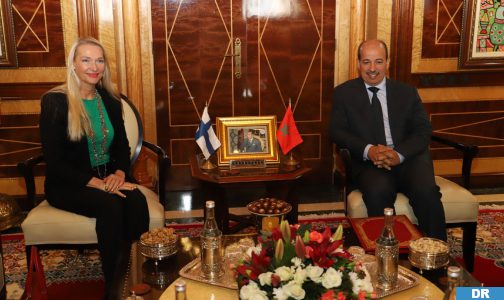 السيد ميارة يجري مباحثات مع سفيرة فنلندا بالمغرب