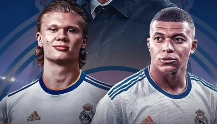 ريال مدريد يمنع طباعة اسمي مبابي وهالاند على قمصان النادي