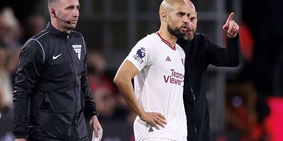 عكس ما كيروج.. مدرب مانشستر عاجبو أمرابط وأكد ان اللاعب كيولف الفريق وكيلعب مزيان