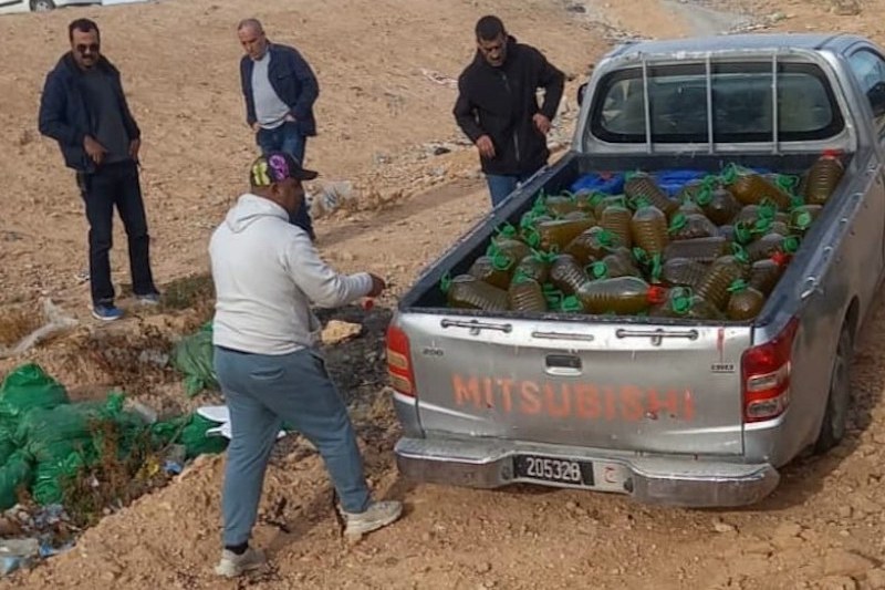 ضبط 915 لترا من الزيوت المغشوشة بجرسيف