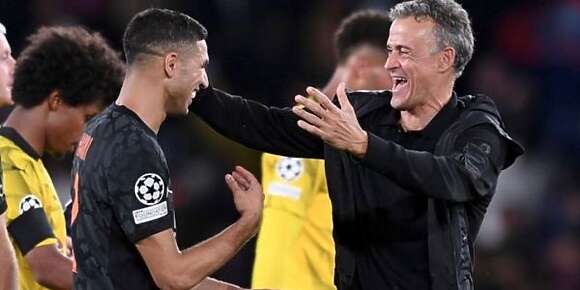 إنريكي مدرب PSG كونفوكا حكيمي فالسوبر الفرنسي بعدما خلاتو الجامعة يتعطل على معسكر الأسود