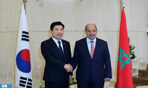 السيد ميارة يجري مباحثات بالرباط مع رئيس الجمعية الوطنية بجمهورية كوريا