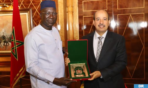 السيد ميارة يجري مباحثات بالرباط مع رئيس المجلس الاقتصادي والاجتماعي بجمهورية مالي