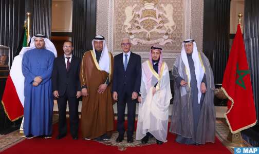 تعزيز التعاون والحوار البرلماني، محور مباحثات السيد الطالبي العلمي مع وفد عن مجموعة الصداقة البرلمانية الكويت – المغرب