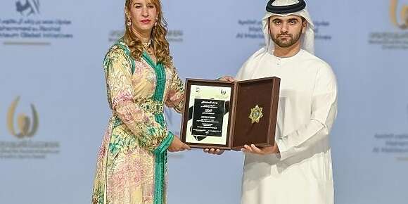 مفتش الشرطة ممتاز بشرى كربوبي توجات بجائزة محمد بن راشد آل مكتوم للإبداع الرياضي