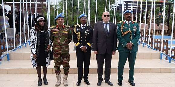 النائب الجديد ديال قائد “مينورسو” دار تسليم السلط مع العميد اللي غادرات منصبها